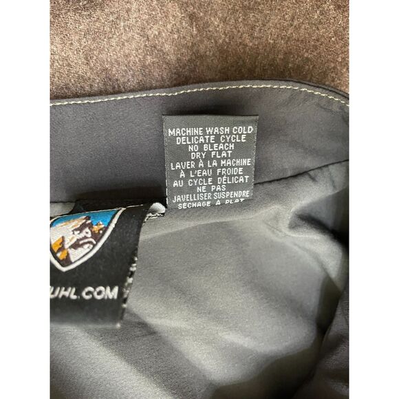 Kuhl Men's Jacket Bomber Blazer Brown M Wool Knit Mock Neck Tech Travel Sweater - Picture 5 of 10